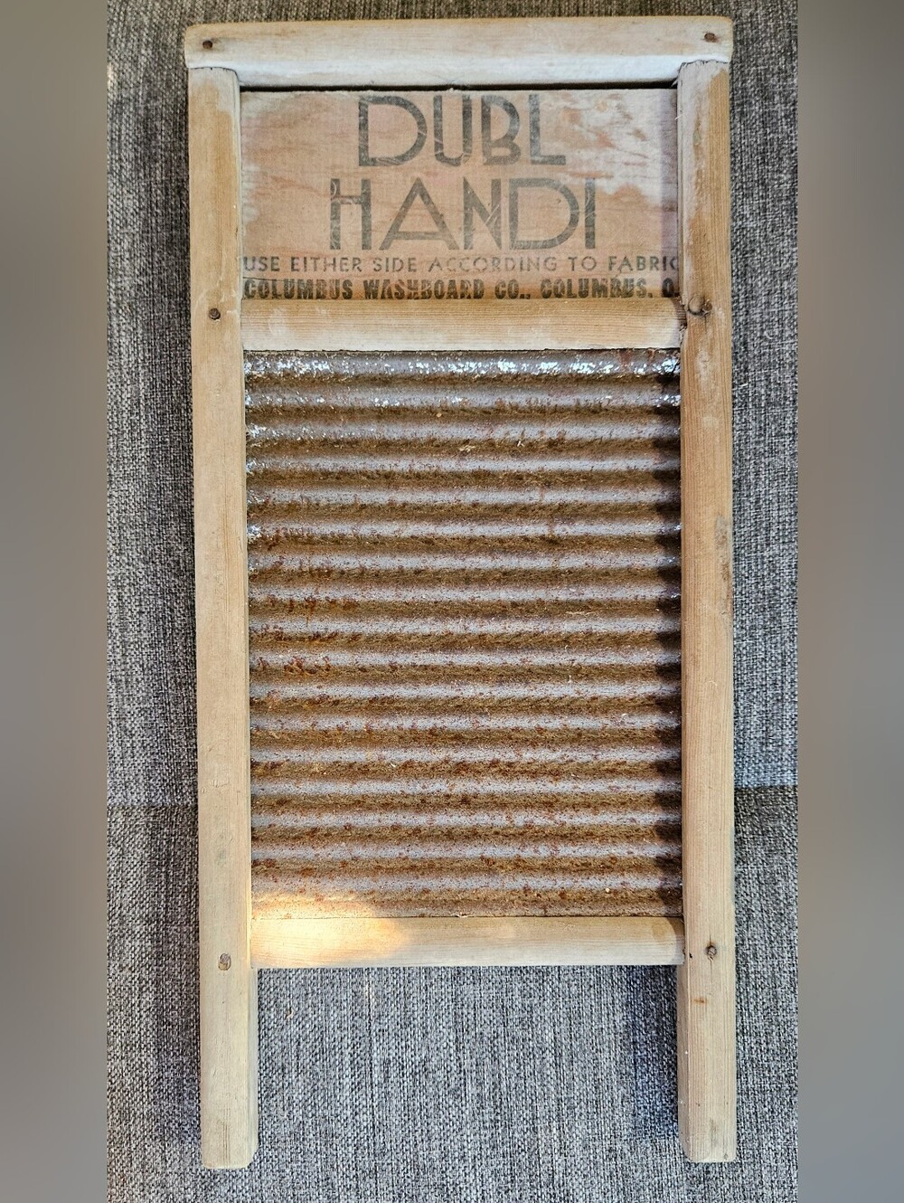 Vintage Dubl Handi Washboard